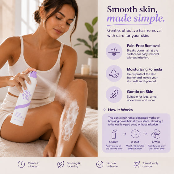Bare & Beautiful Hair Removal Mousse